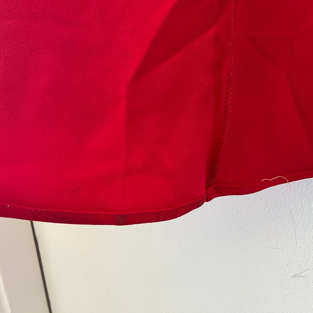 RED RUFFLE DRESS - Picture 3 of 3